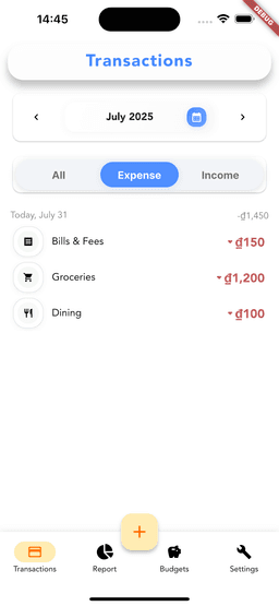 Expense analytics