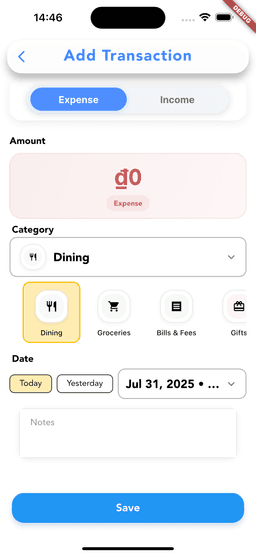 Bill reminders