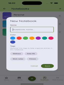 Daykept analytics screen