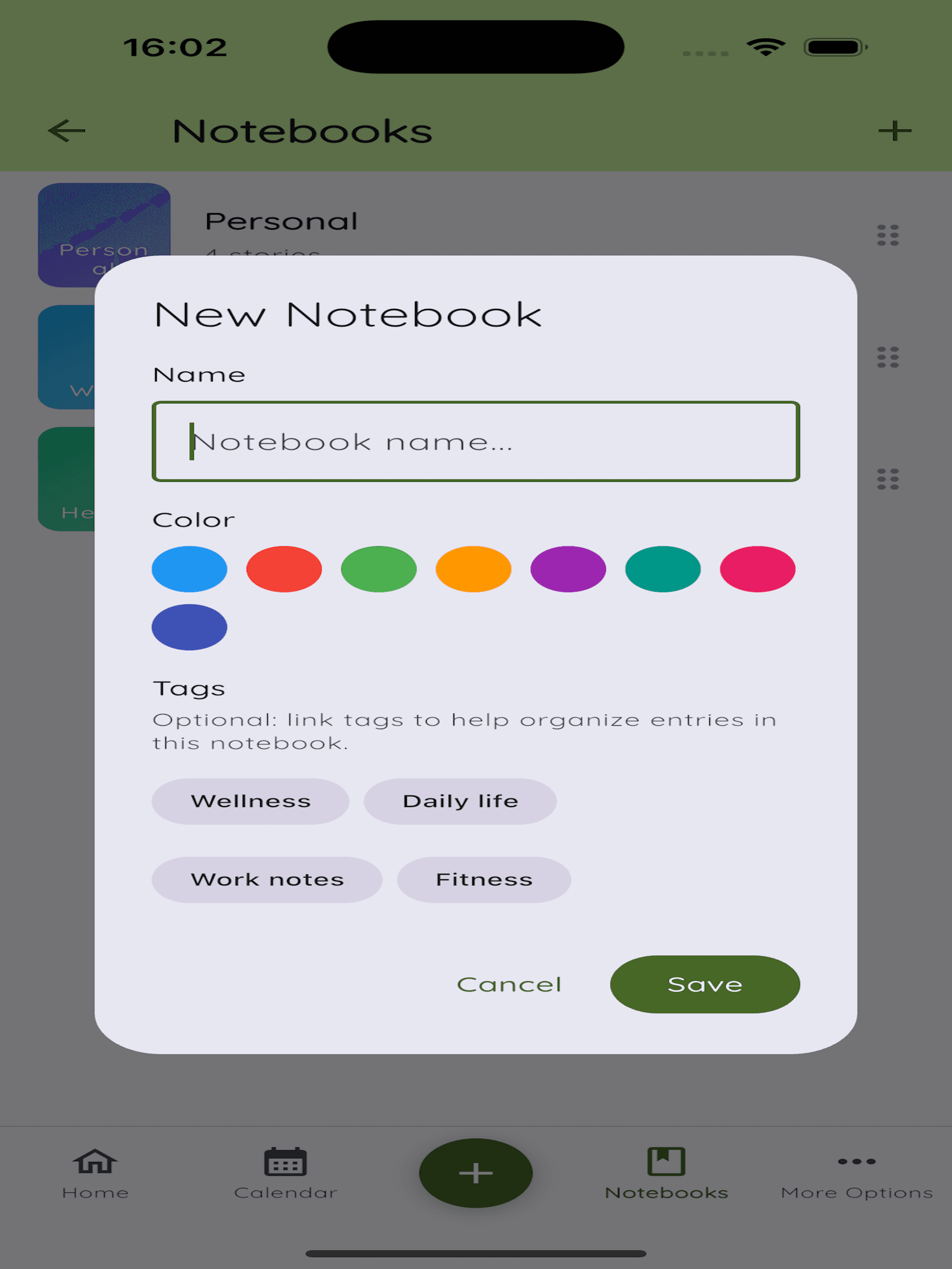 Daykept analytics screen